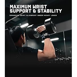 Gymreapers Weightlifting Wrist Wraps (IPF Approved) 18 Professional Quality Wrist Support with Heavy Duty Thumb Loop - Best Wrap for Powerlifting Competition, Strength Training, Bodybuilding (Blue, 18)