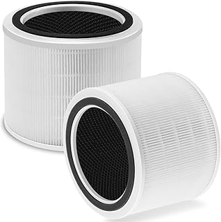 Core 200S Replacement Filter for Levoit Core 200S Smart WiFi Air Purifier,3-in-1 True HEPA Filter with Activated Carbon Pre-Filter, Core 200S-RF, 2 Pack