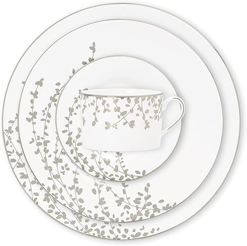 Miniatura 2 de Kate Spade New York Gardner Street Platinum Plato llano, 1.50 libras