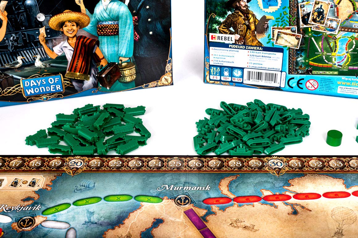 Rebel, Gioco da tavolo "In den Train Fahren": Round Die Welt"