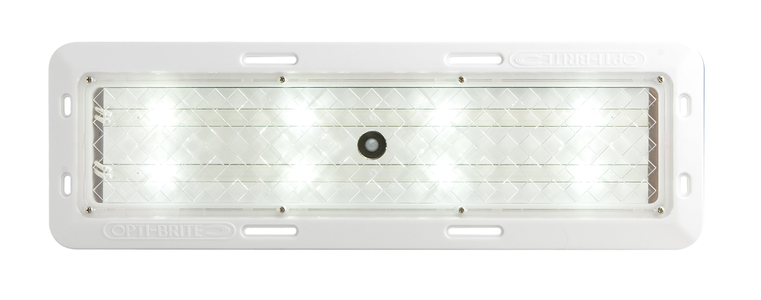 Optronics ILL28CMBP Clear LED Dome Light With Motion Sensor, White