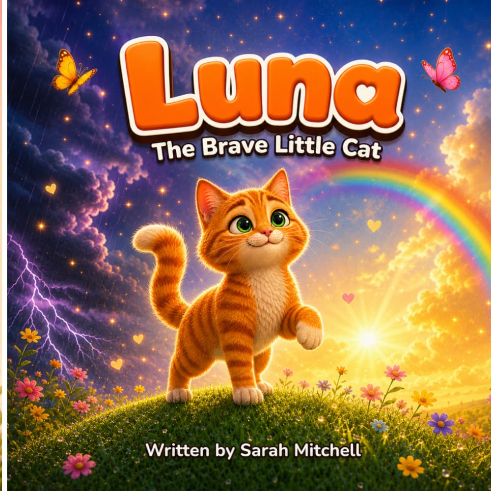 Luna The Brave Little Cat: A Story About Courage Kindness and Friendship