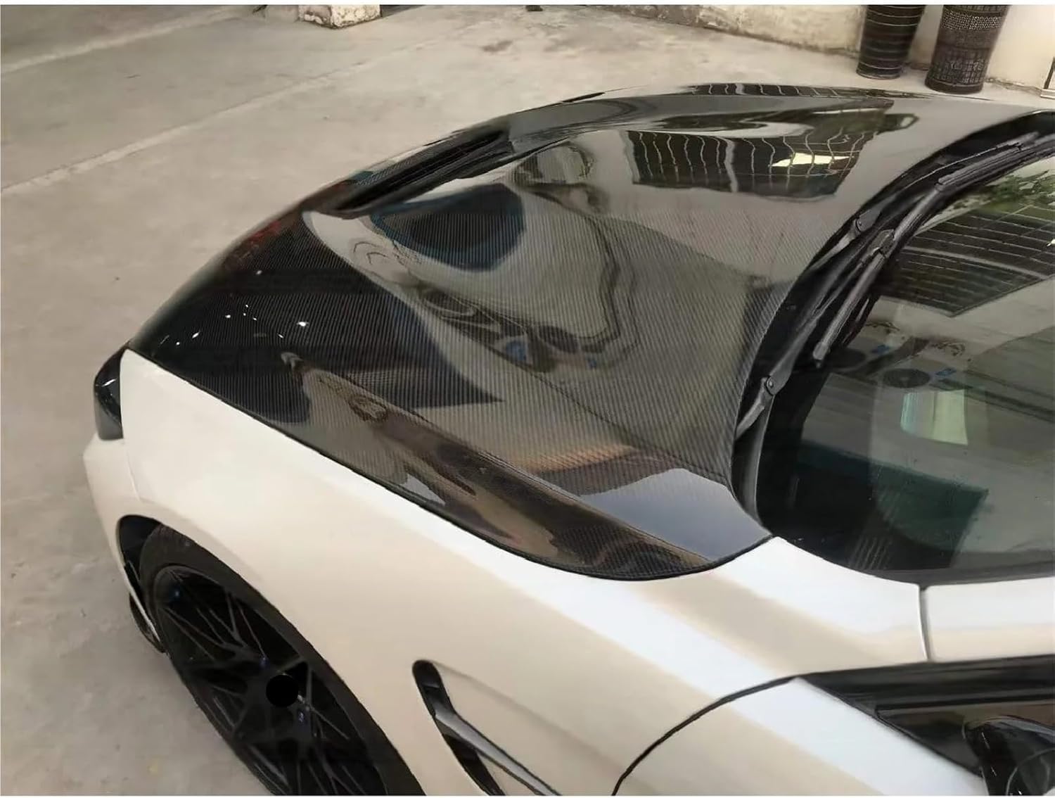 Dry Carbon Fiber Bonnet Hood Car Accessory Compatible With BMW M3/M4 F80 F82