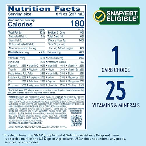 Miniatura 5 de Glucerna Batido para ayudar a controlar el azúcar en la sangre 070074578019 24 unidades 24