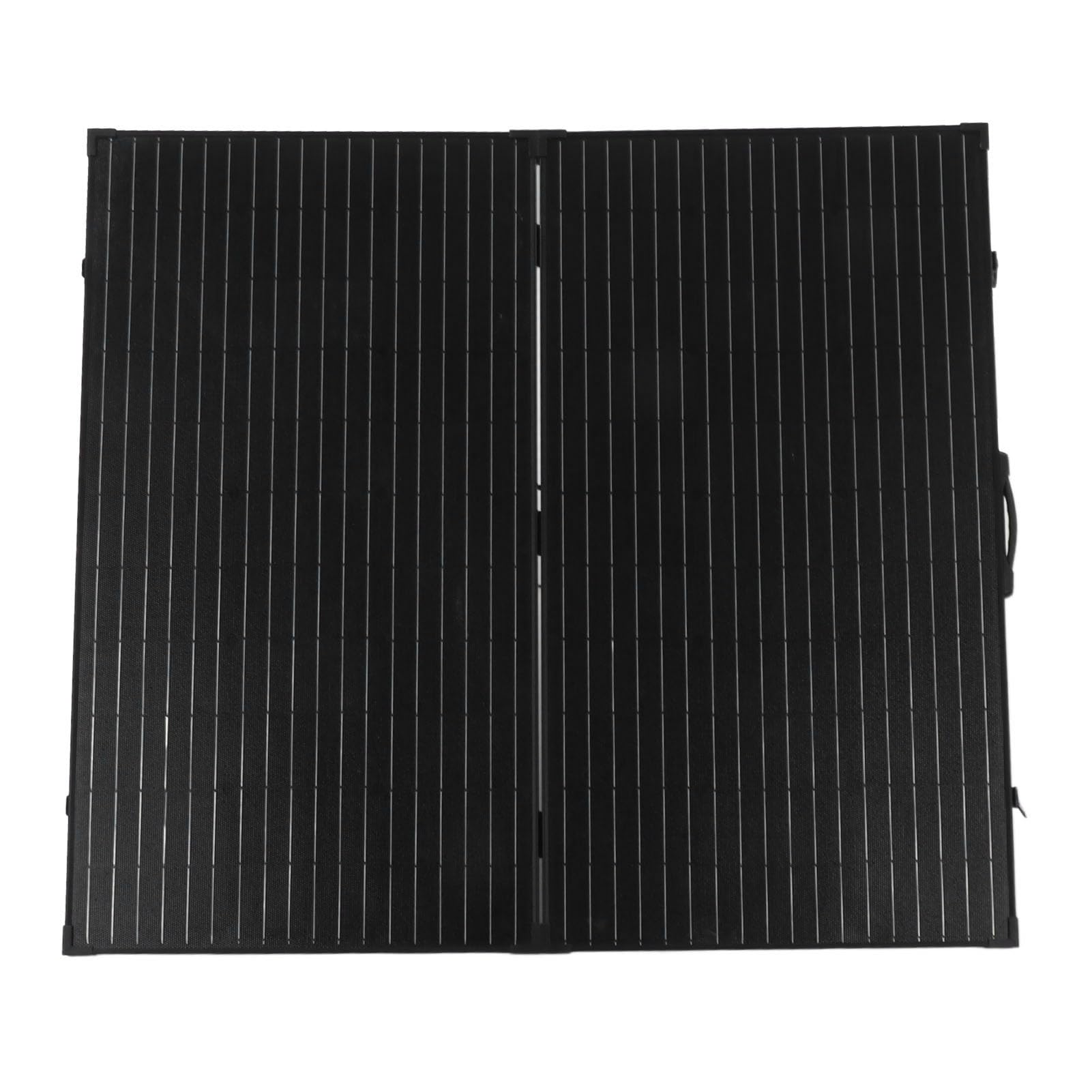 Fdit 200W Przenośny Panel Słoneczny ze Składanym Kontrolerem ładowania Słonecznego do Kamperów, Kempingu, Pieszych Wędrówek, żeglarstwa 200W Wodoodporny Zestaw Paneli Stacja Zasilania