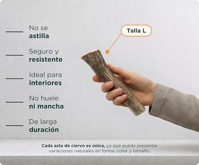 Foto 4 de 8 de Wolf Belly - Asta de Ciervo para Perros 100% Natural (Talla L)