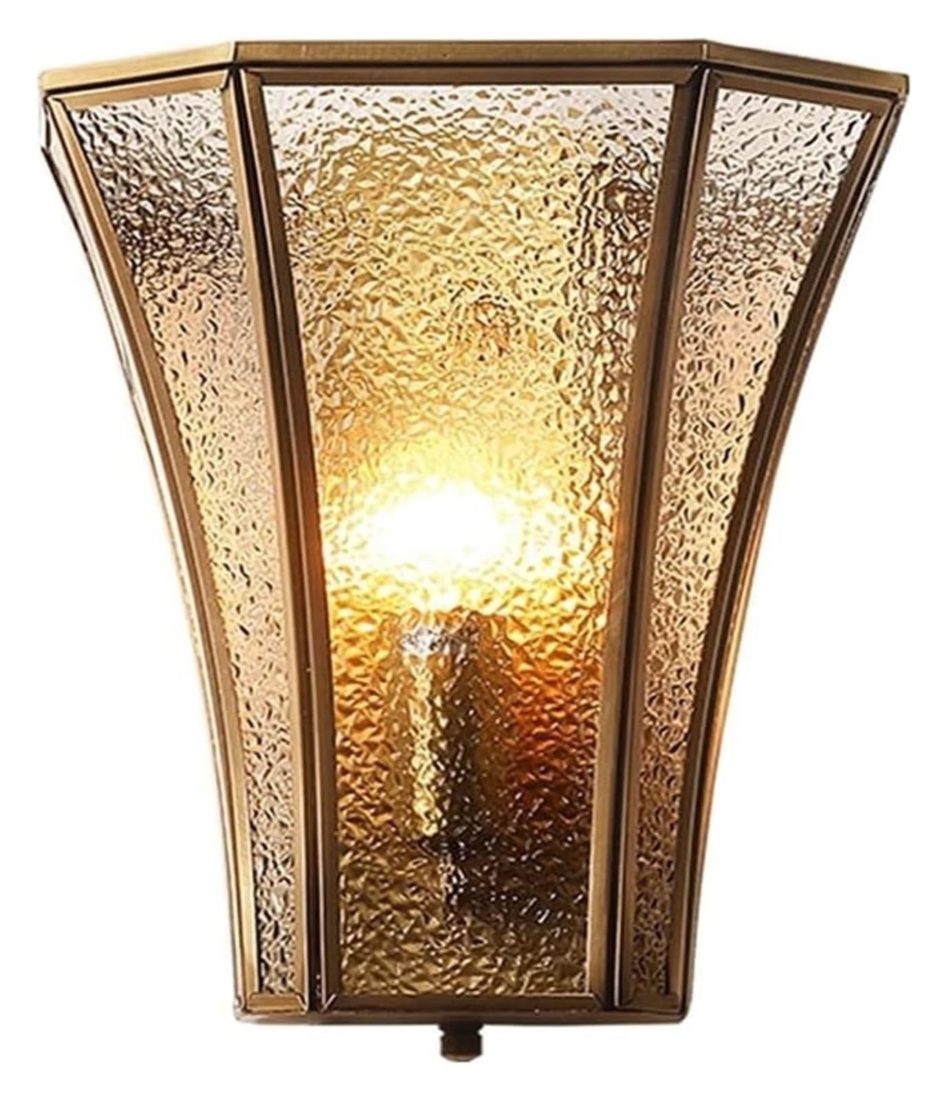 OLSKFUH Wall Lamp Iiving Room Background Wall Light Fixture Wall Sconce And - All-Copper Wall American Lamp E14 Base Balcony Bedroom Bedside Stair Aisle Bedroom, Wall Sconces,