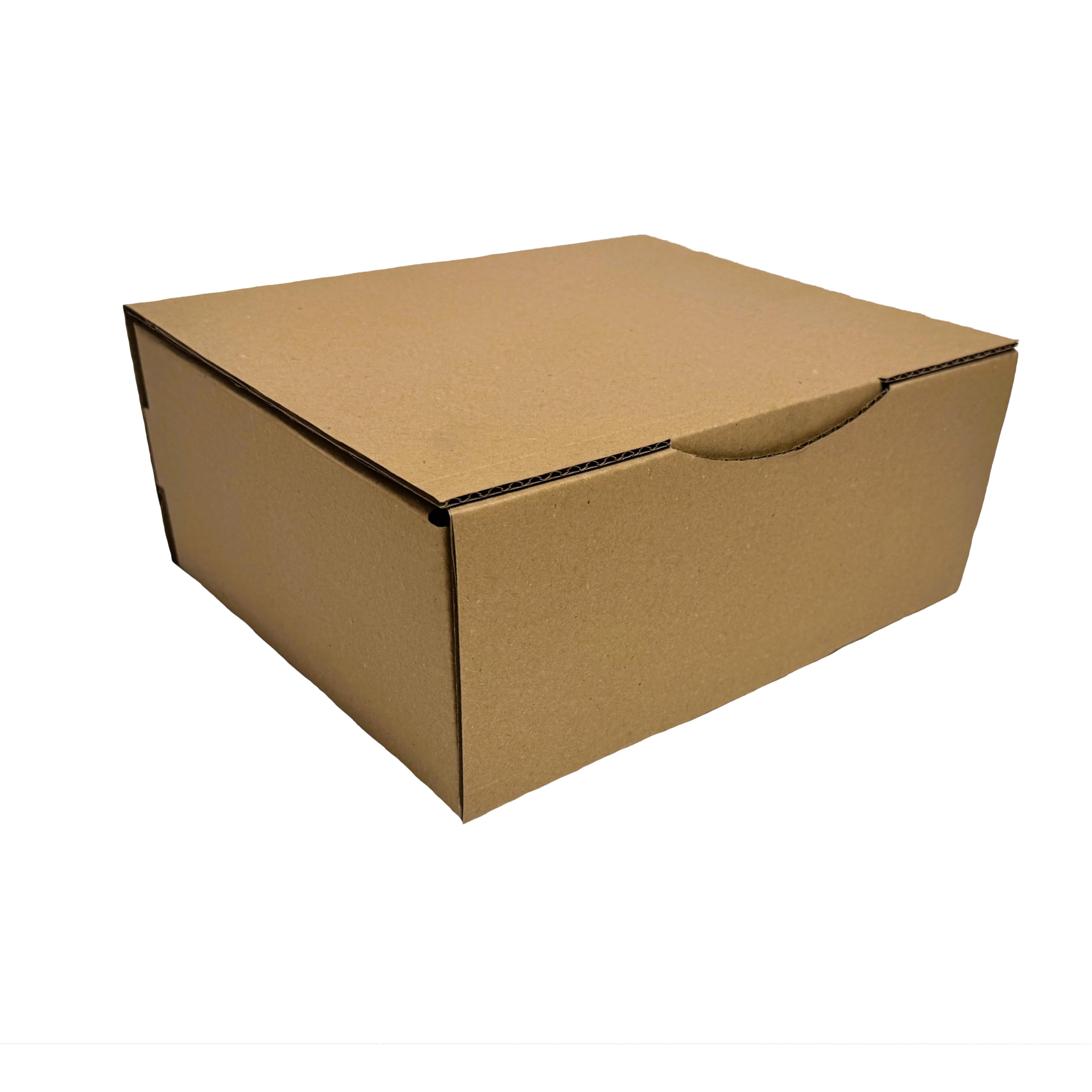 JECO - Lot de 50 boîtes postales d’expédition brunes 250 x 200 x 100mm carton dimensions boite carton boite colis expédition marron