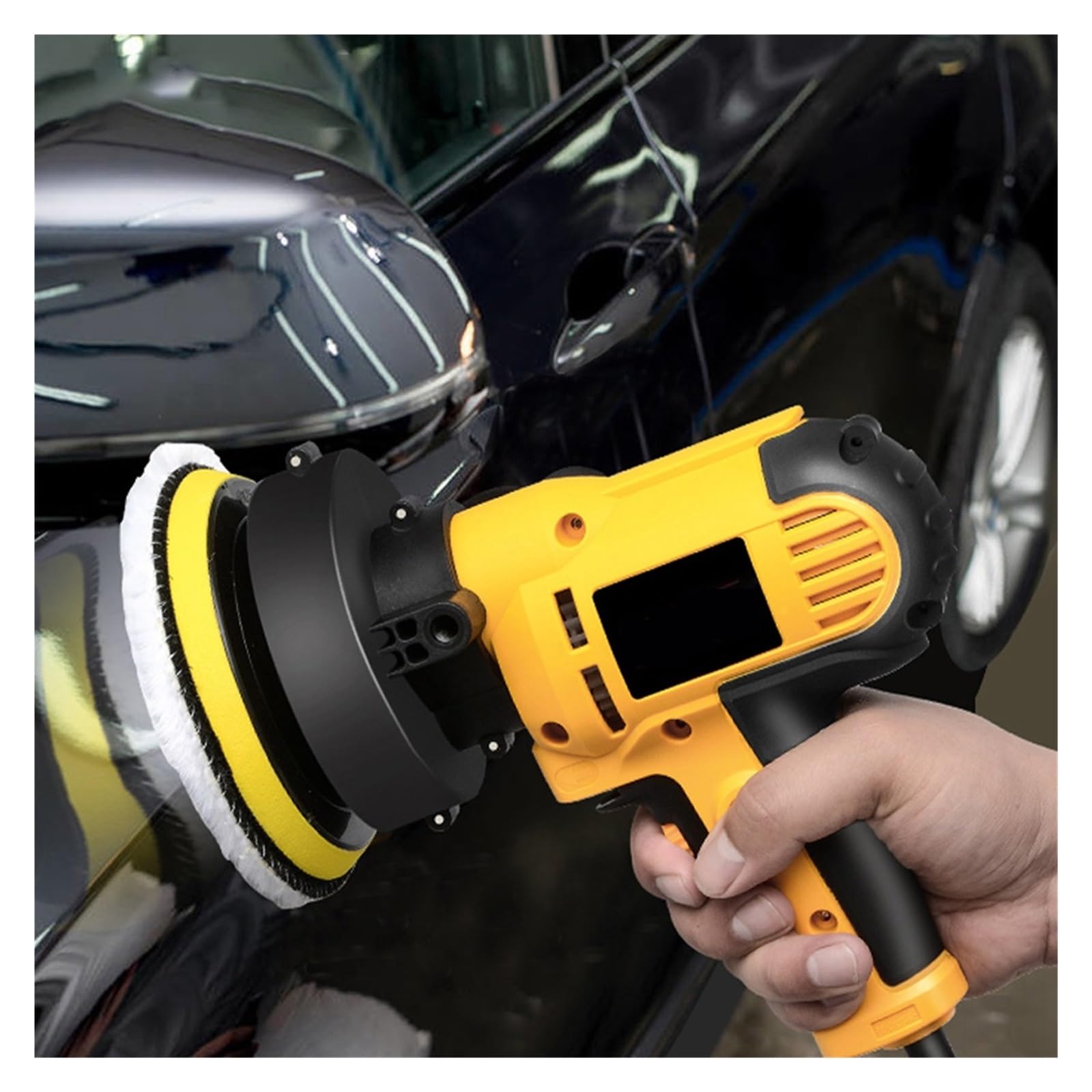 Polerka maszynowa Polerka Elektryczna Z Bezstopniową Regulacją Prędkości Automatyczne Narzędzia Do Woskowania O Wysokiej Wydajności,do detailingu samochodowego, woskowania, polerowa
