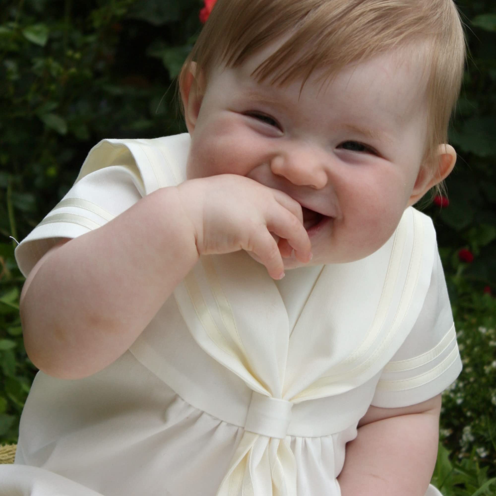 Taufkleid Junge - Baby Mädchen Taufkleidung für Taufe Matrosenkleid Taufmütze Schwedischen Design 62 68 74 80 86