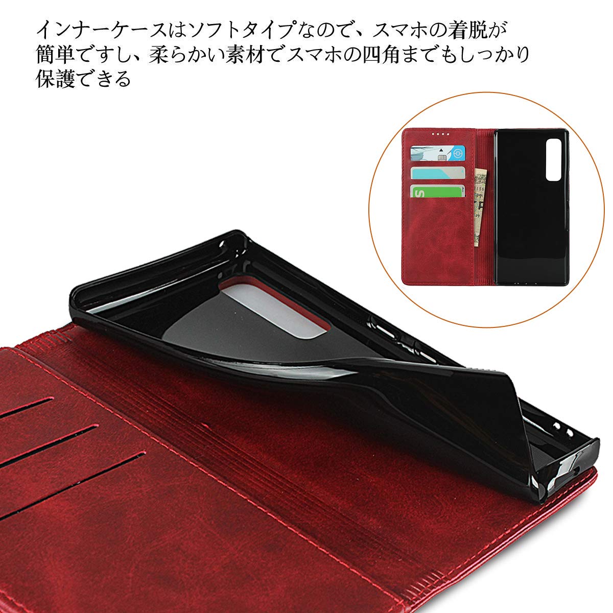Amazon.co.jp: Arrows NX9 ケース 手帳型 F-52A ケース docomo