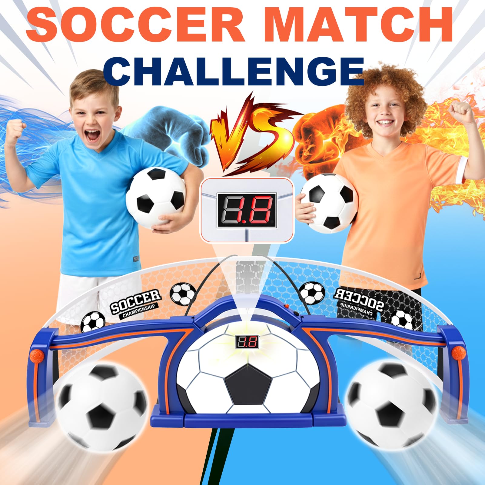 Dreamon Fussball Geschenke Jungen, Fußball-Übungen Spiele, Fußball Kinder Spielzeug für Garten Indoor Outdoor, Geburtstag & Ostern Geschenke für Jungen und Mädchen ab 6 7 8 9 10 Jahren