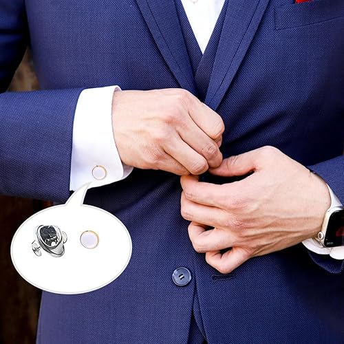 Miniatura 6 de 100 piezas de repuesto de metal con bloqueo de pasador, tachuelas de corbata de mariposa, protectores de pines para broche, insignias de uniforme