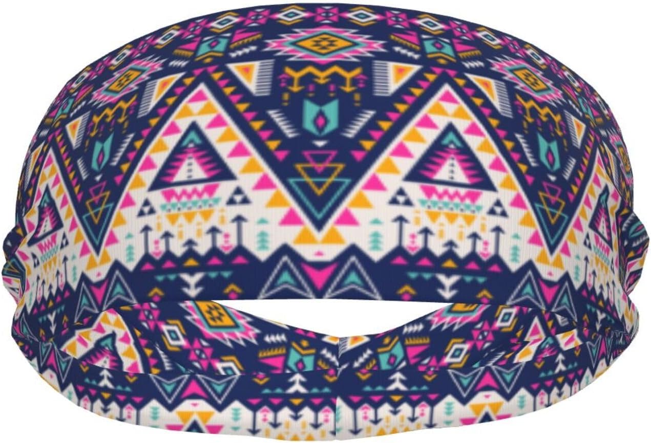 Sports Sweatband Head Bands for Women Men Sweat-Absorbing Headbands