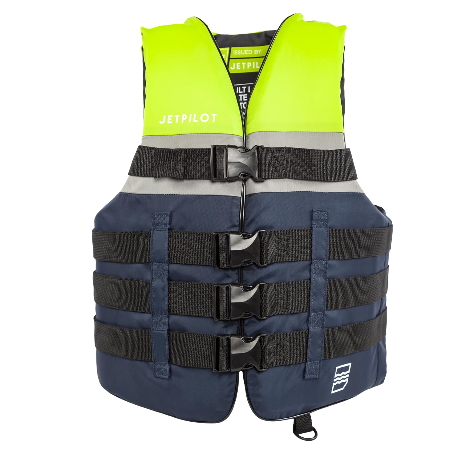 Jetpilot Life Jacket S1 Nylon Men’s Coast Guard Approved PFD-Neon-2XL/3XL