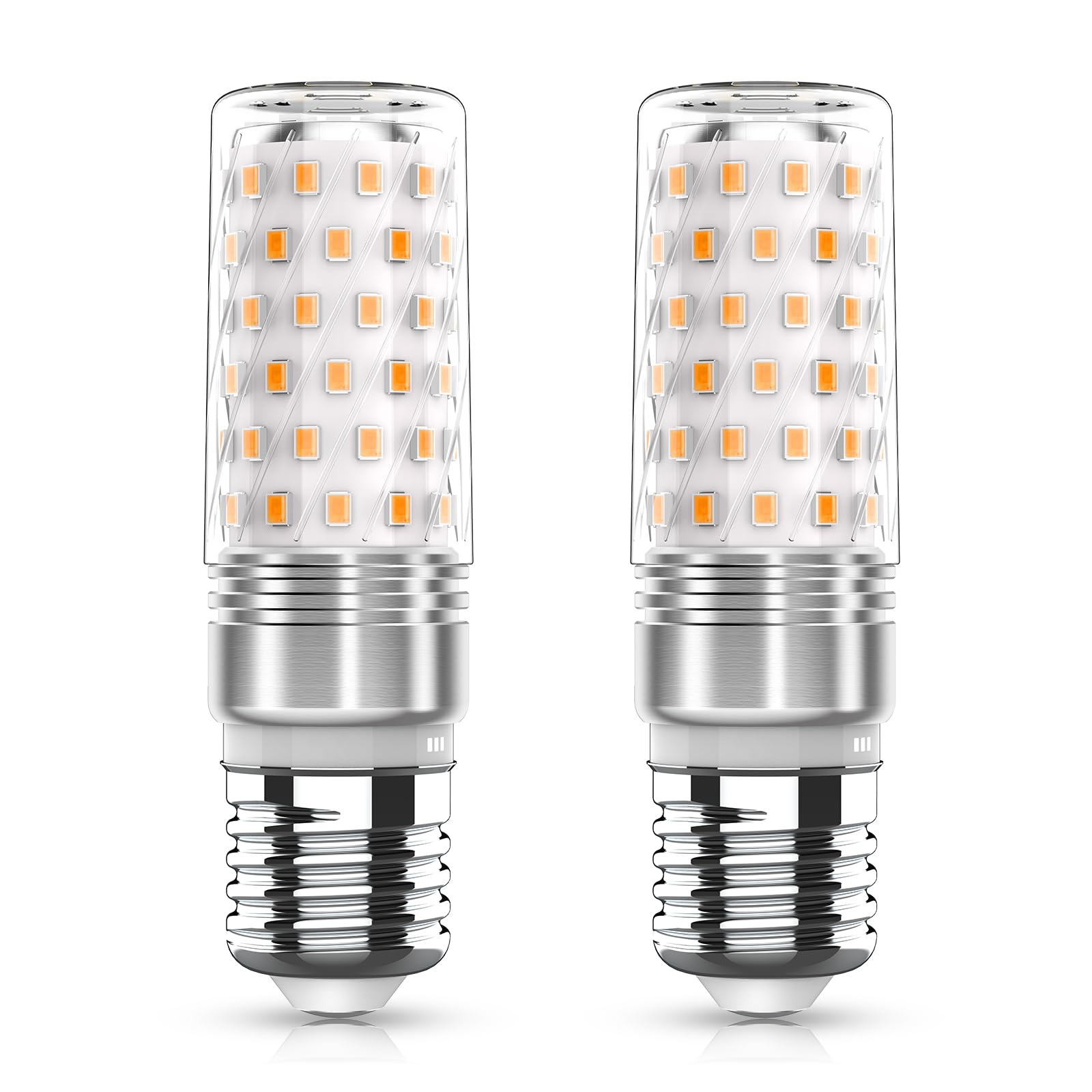 Bigzom LED Birne E27, Kein Flackern e27 led warmweiss 2700K Extra Hell 1400LM, 10W Glühbirne ersatz 140W Glühlampe, E27 Glühbirne Mais-LED, Nicht Dimmbar, AC 220-240V, 2er Pack