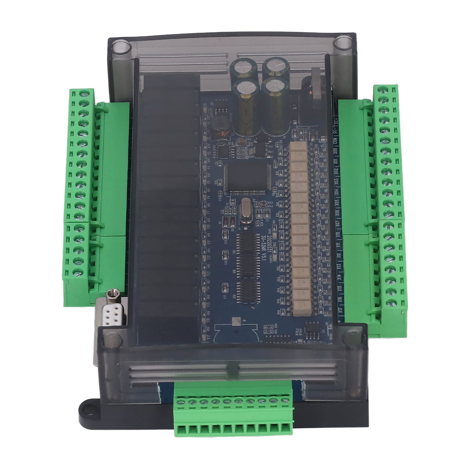 Industrielle Steuerplatine 16 In 16 Out 6AD 2DA RS485 | Logiksteuermodul mit Echtzeituhr für Automatisierung | DC24V PLC Alternative für Druck/Fertigung/Kunststoff