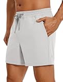 Men's Linerless Workout Shorts 5'' - Lightweight Quick Dry for Running Sports Athletic Gym with Pockets