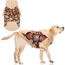 KOOLTAIL Fall Dog Clothes, Thanksgiving Pet Hoodie Sweater Sweatshirt, L