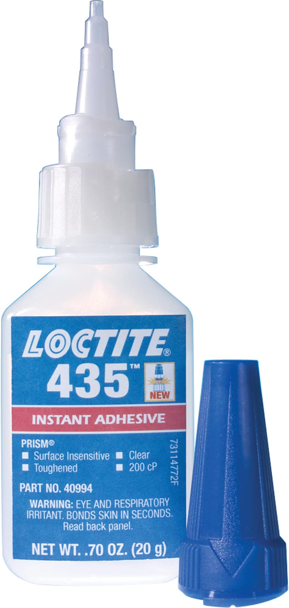 Loctite 840057 Clear 40994 435 Prism Instant Adhesive, 20 mL Bottle