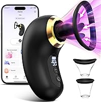 Vista 1 de Juguetes sexuales de rosa para mujer - Vibrador de succión de 5 en 1, juguete sexual de rosa, 3 succiones, 9 lamidos de lengua y vibración, juguetes