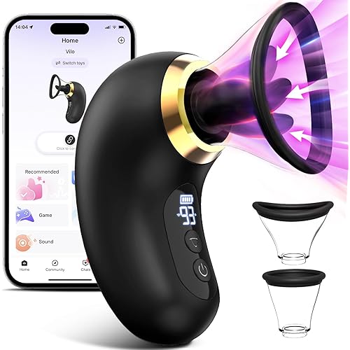 Rose Toy Sex Toys for Women - 5IN1 Rose Sex Toy Suction Vibrator, 3 Sucking 9 Tongue Licking & Vibrating Adult Toys, LCD Display Removable Cup Clitoral G Spot Vibrators Massage Sex Novelties