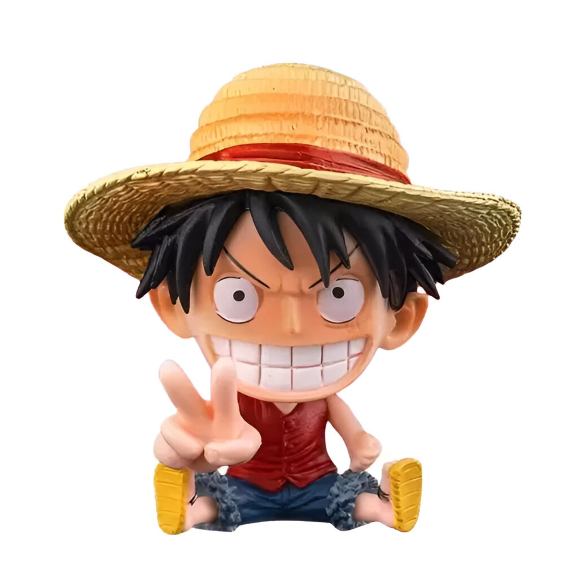 Vyopix One Piece Monkey D Luffy Miniature Action Figure | Ideal