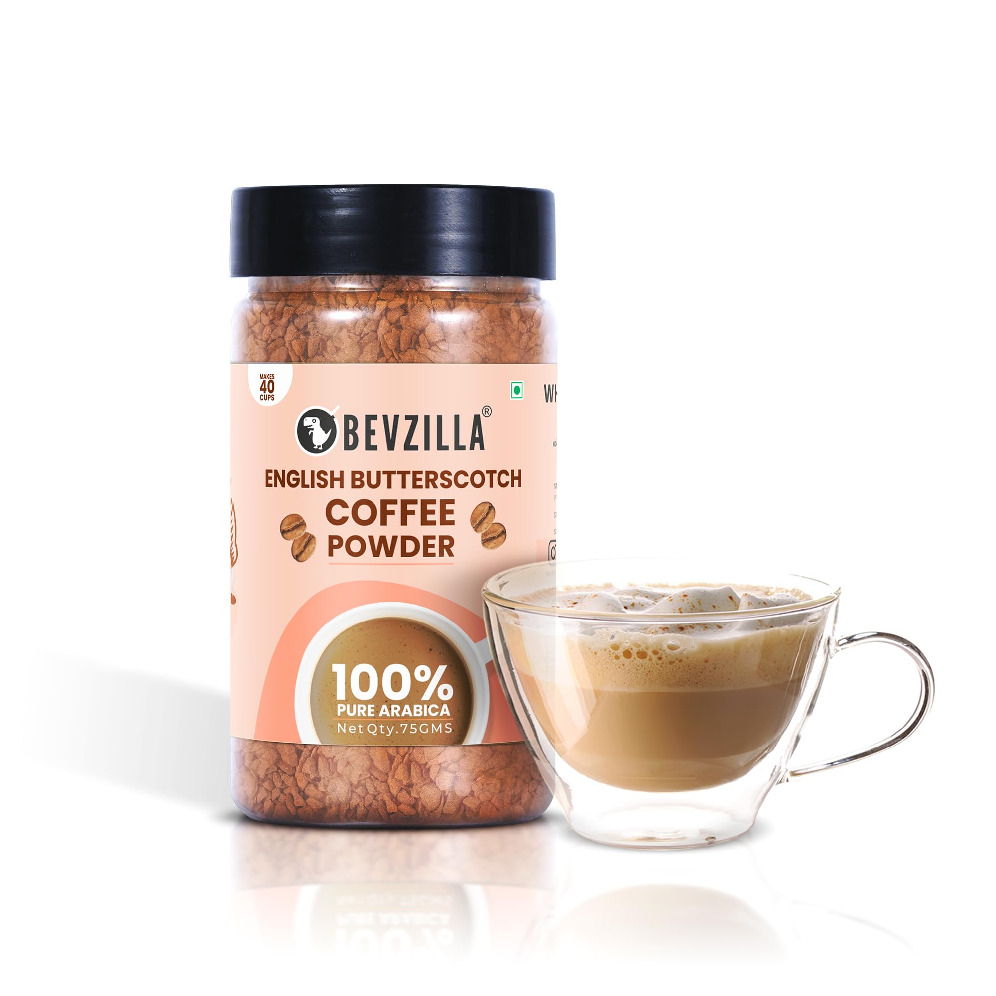 See full amazon price history chart for Bevzilla Instant Coffee Powder (English Butterscotch Flavour) - 75 Grams | 100% Arabica Beans | Hot & Cold Coffee | Makes 40 Cups | Strong Coffee | Flavoured Coffee| Glass Jar Bevzilla Instant Coffee Powder (English Butterscotch Flavour) - 75 Grams | 100% Arabica Beans | Hot & Cold Coffee | Makes 40 Cups | Strong Coffee | Flavoured Coffee| Glass Jar (B09XBGGNKG) Amazon Price History, Amazon Price Tracker