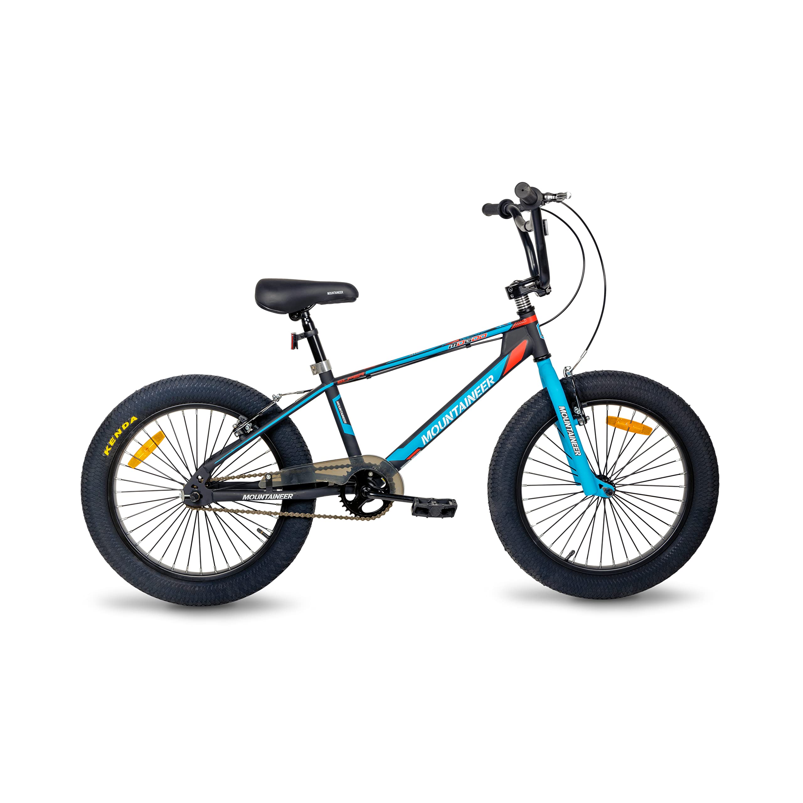 Mogoo Mountaineer Kids Fat 3.0” Bike For 5-10 Years Old Girls & Boys, MTB Bicycle, Adjustable Seat, Handbrake, Reflectors, Chainguard, 16/20 Inch Bicycle with Kickstand, Gift For Kids