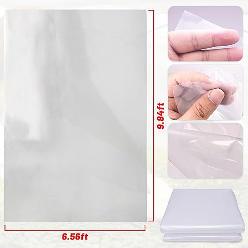 Miniatura 2 de Láminas de plástico transparente para invernaderos de 6 mil, película de plástico transparente para invernaderos, película de polietileno resistente