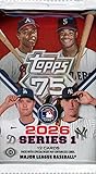 2026 Topps Series 1 Baseball HUGE Factory Sealed HOBBY Foil Pack with (12) Brand New Mint Cards! Celebrate Topps 75th Anniversary! Look for Autos, Relics, Rookies, Parallels, Inserts & Much More!