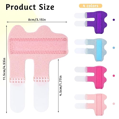 Miniatura 2 de 4 férulas para dedos, férula para dedos, mazo, férula de dedo para lesiones, esguince, enderezador de dedos, férula de dedo para índice de anillo