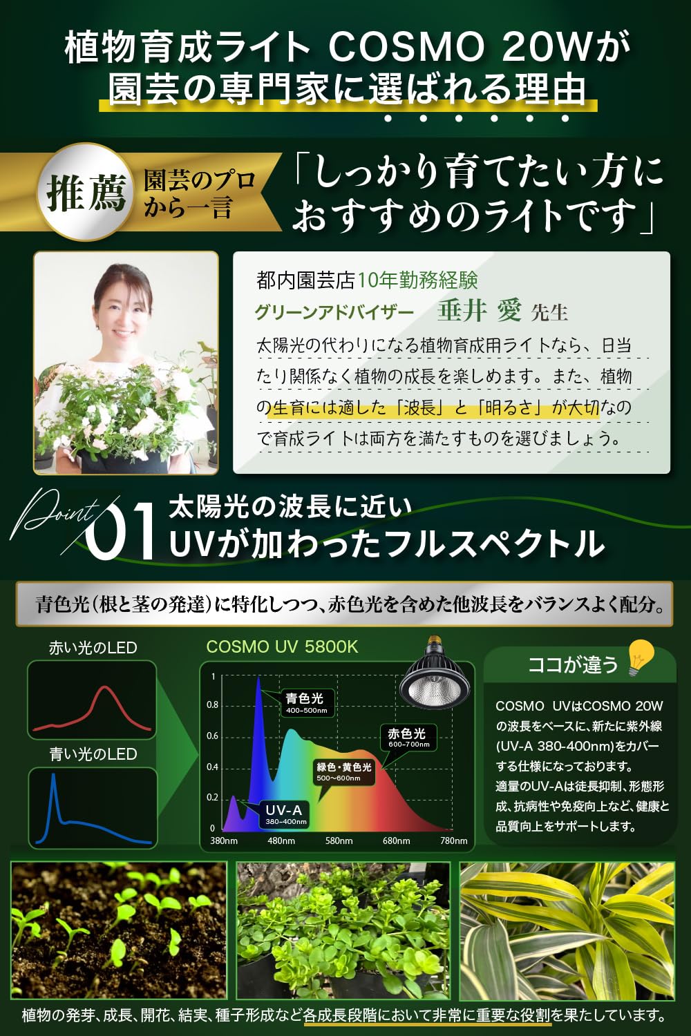 ブリムコスモUV 植物育成ライトフルセット！ 楽天市場】BRIM(ブリム) 公式店 グリーンアドバイザー推薦 BRIM