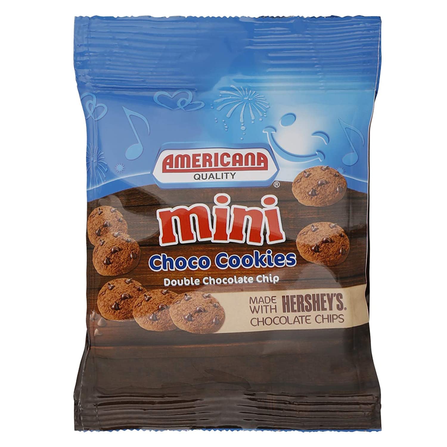 Hershey's Double Chocolate Chip Mini Choco Cookies, 35 gm