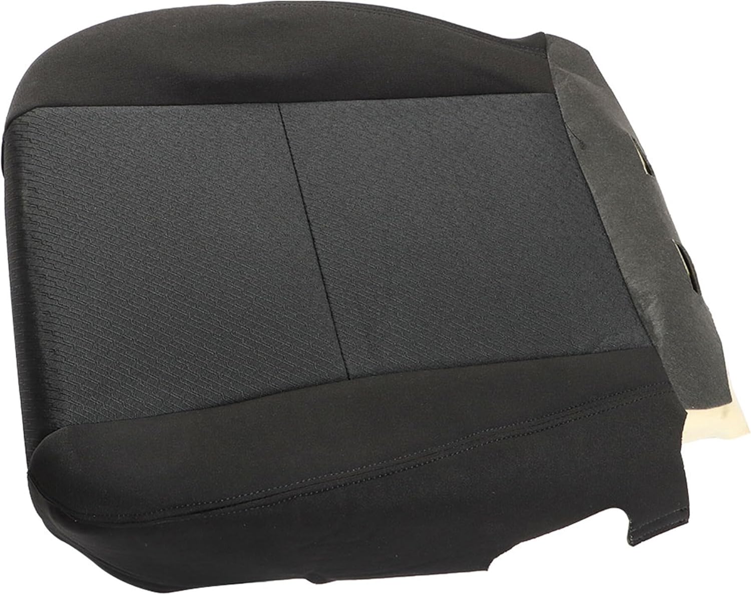 Front Driver Side Bottom Cloth Seat Cover and Foam Cushion Replacement for 2007-2014 Silverado 1500