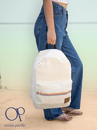 Miniatura 2 de Ocean Pacific OG - Mochila de pana para viajes, deportes, playa, trabajo, mochila casual para hombres y mujeres, se adapta a portátiles de 15.6