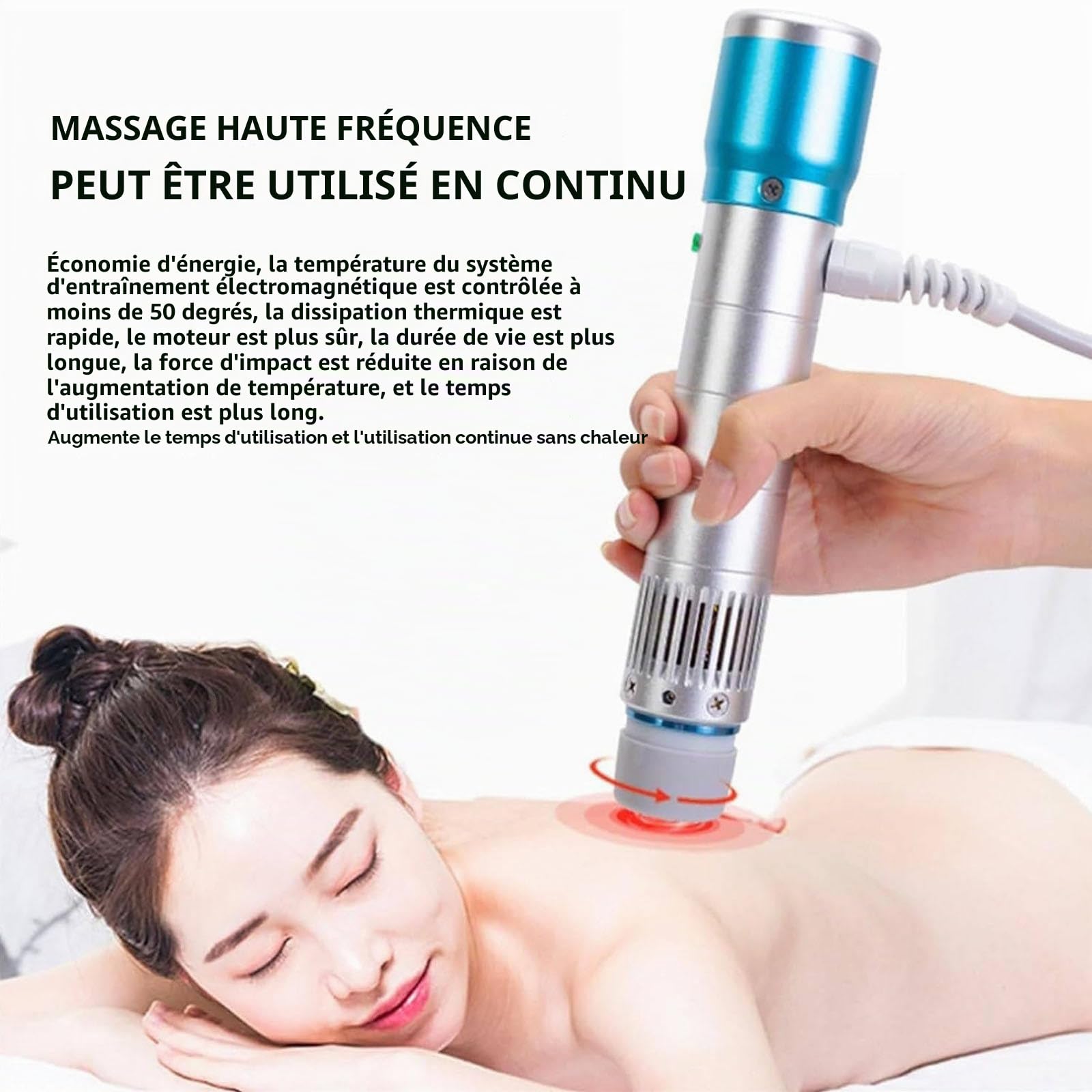 PixCy Appareil De Thérapie par Ondes Choc pour La Fasciite Plantaire, Appareil Thérapie par Ondes Choc Extracorporelles à 11 Têtes,pour Dysfonction érectile Et Dysfonction érectile