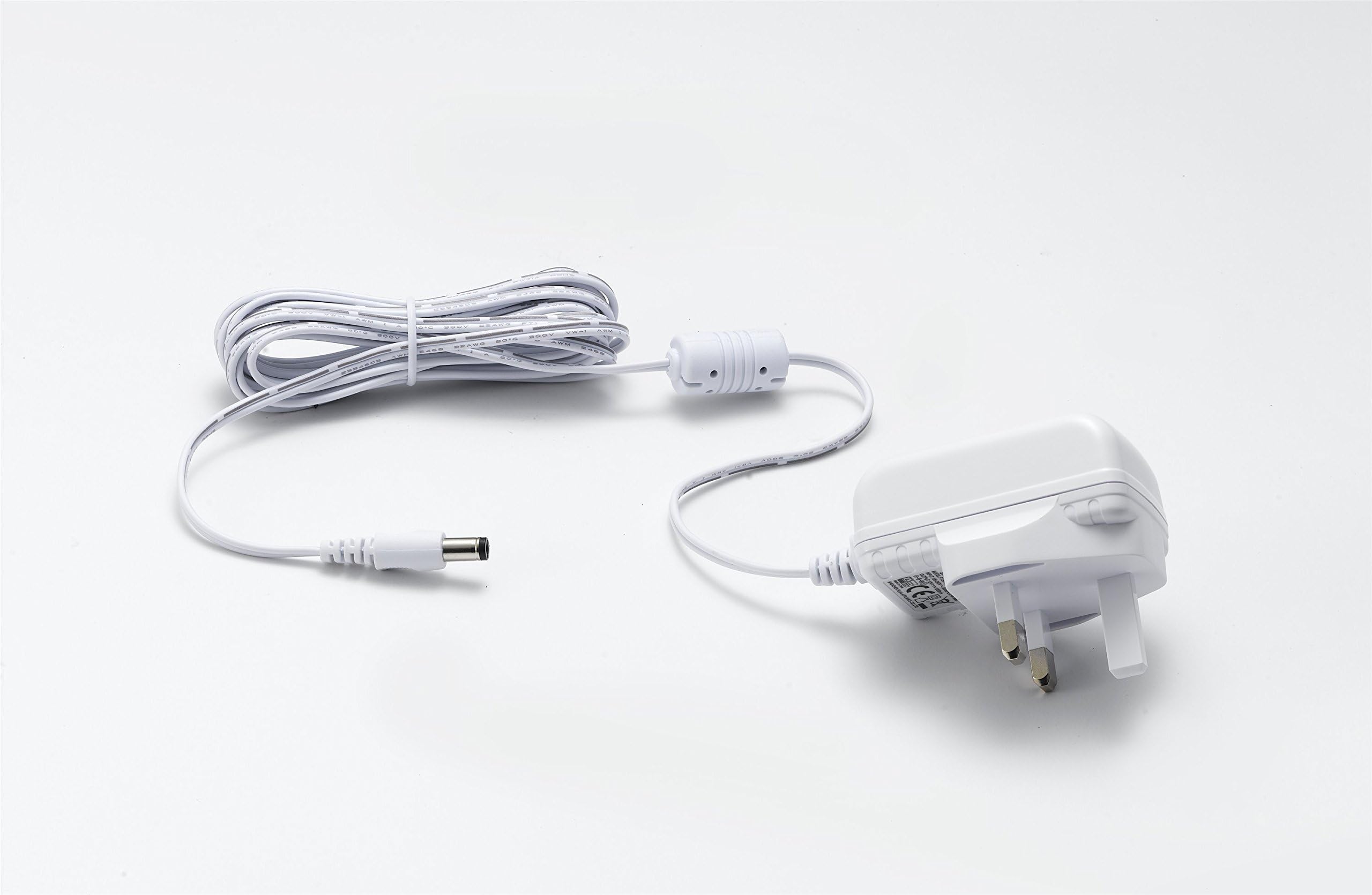 UK 3 Pin Power Adapter for UCam247 CCTV IP Camera. 12v 1A. Replacement Accessory.
