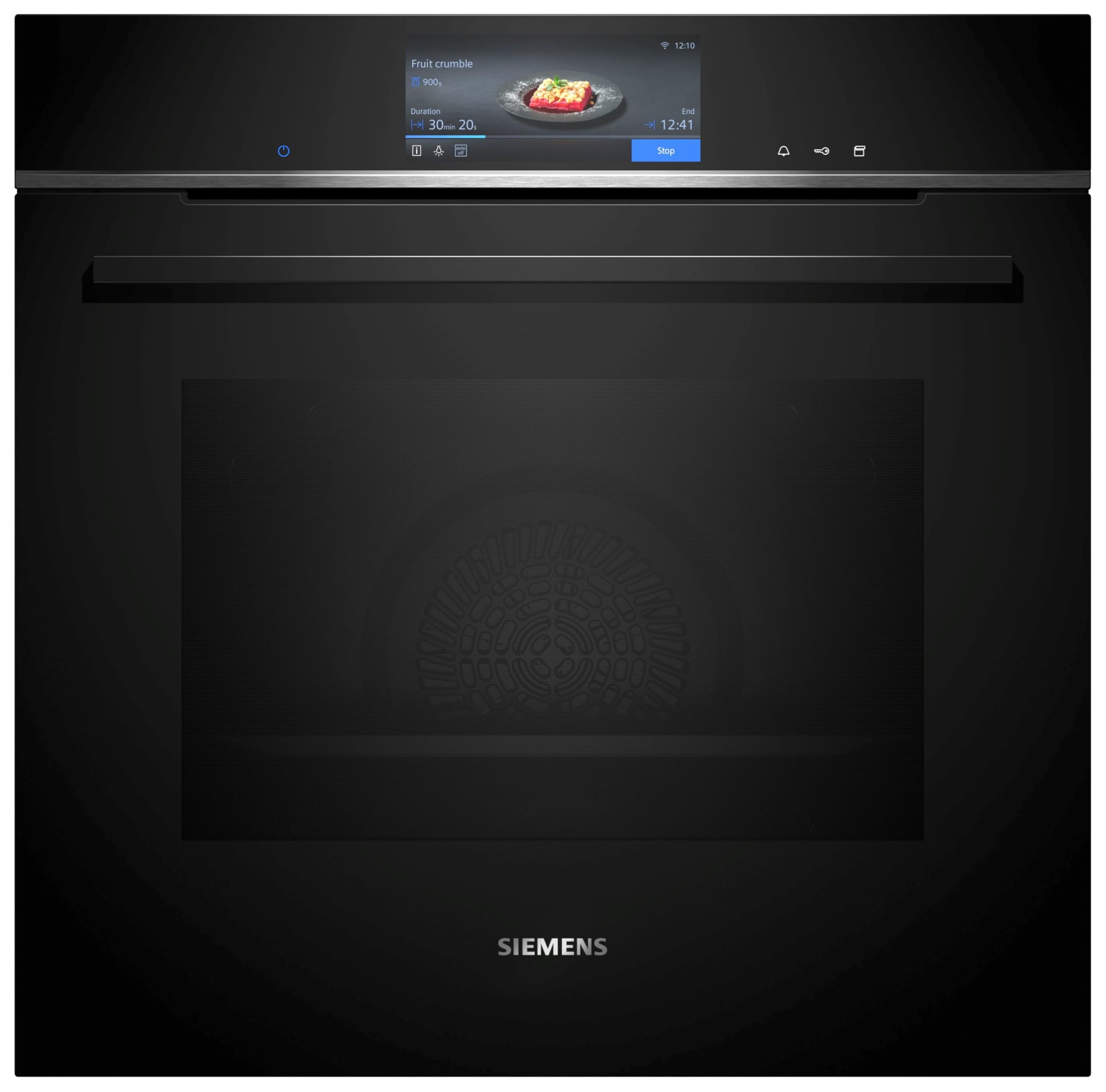 Siemens HS758G3B1 iQ700, Einbau-Dampfbackofen, 60 cm, Made in Germany, cookControl Pro alle Gerichte optimal zubereitet, Dampfgaren Plus schnell und gesund kochen, Bratenthermometer Plus, Home Connect