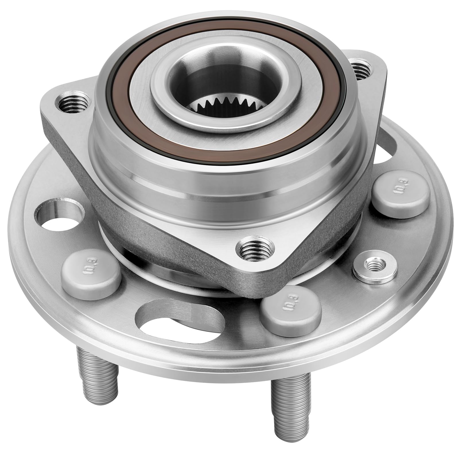 MAYASAF 513288 Front Wheel Hub Bearing Assembly 5 Lugs w/ABS for Buick Allure/Lacrosse/Regal, for Cadillac CTS/XTS, for Chevy Equinox/Impala/Malibu/