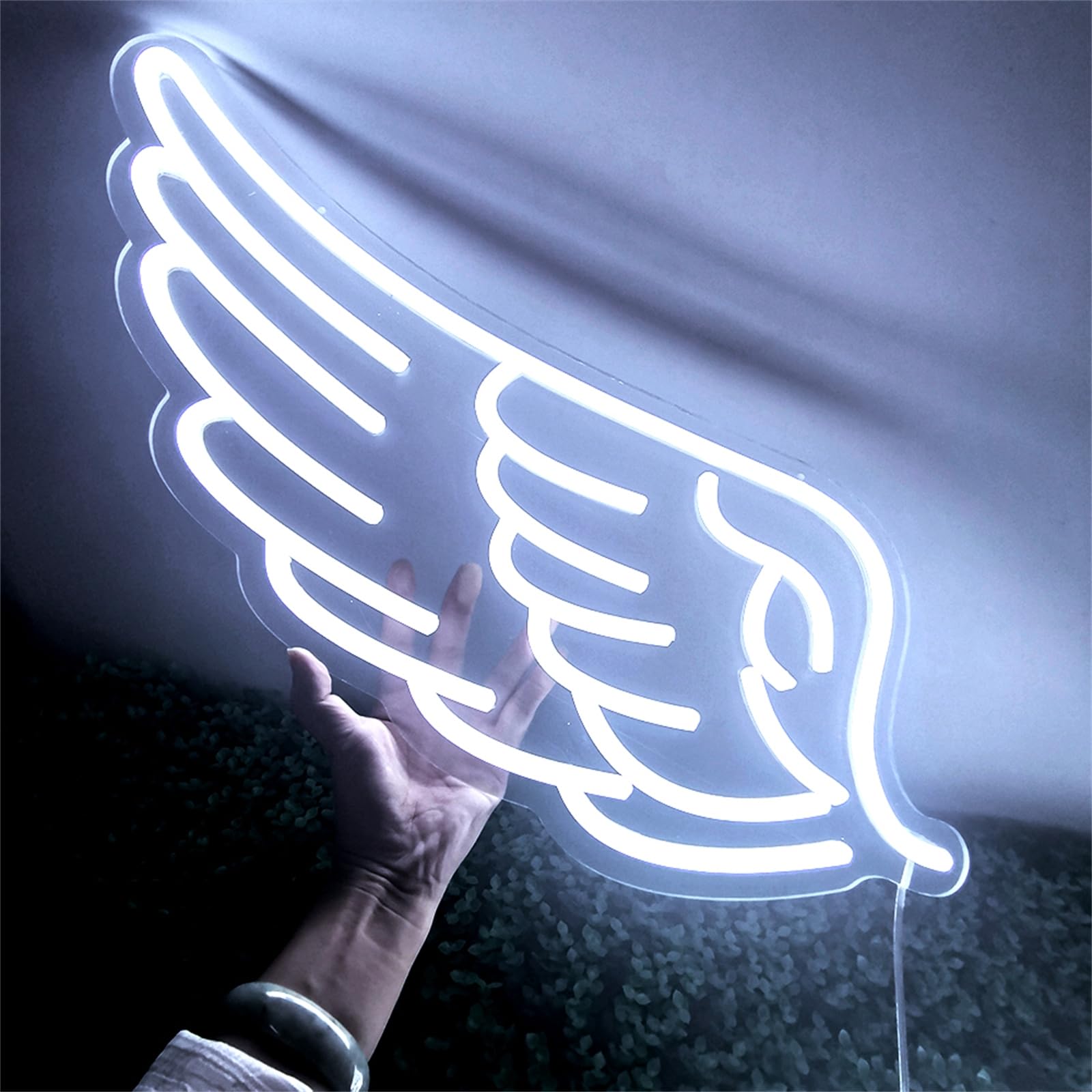 Amazon.co.jp: 天使の羽のネオンサイン 夢の羽 LED ネオンライトサイン