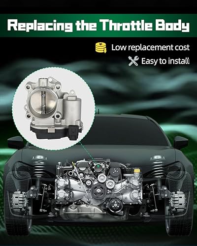 Miniatura 4 de SCITOO Cuerpo del acelerador 68366012AA, Acelerador automotriz apto para 2011-2014 para Chrysler para 200  2011-2014 para Dodge para Avenger