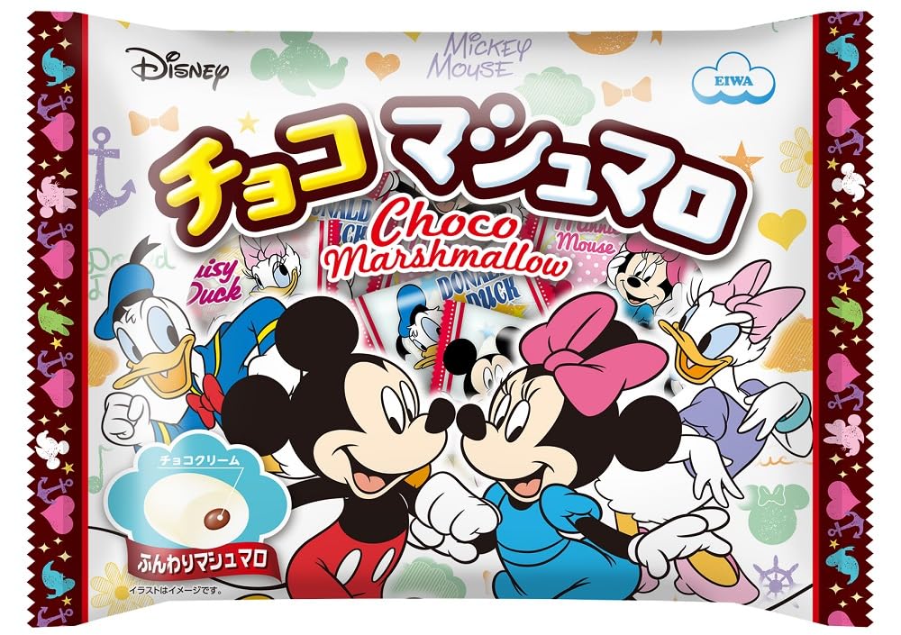Amazon.co.jp: エイワ ディズニーチョコマシュマロ・ファミリーサイズ
