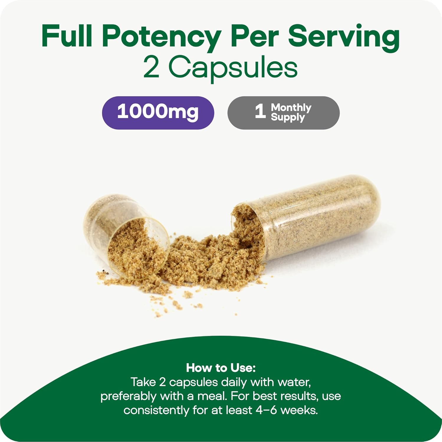 Axis Natural Brain Supplement with Curcumin C3 Complex, Bacopin, and Lion's Mane Extract - Brain & Gut Health Support, Focus, Energy, Stress Relief - 60 Capsules, All-Natural, Med Free Living (1)