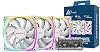 MONTECH AX 120MM - PWM Fan - Quiet Performance - High Speed 1600PWM - High Level Durability with HDB Bearing - Stunning Outer Ring ARGB Lighting Design - 3 in 1 Package with 6X6 Fan Hub