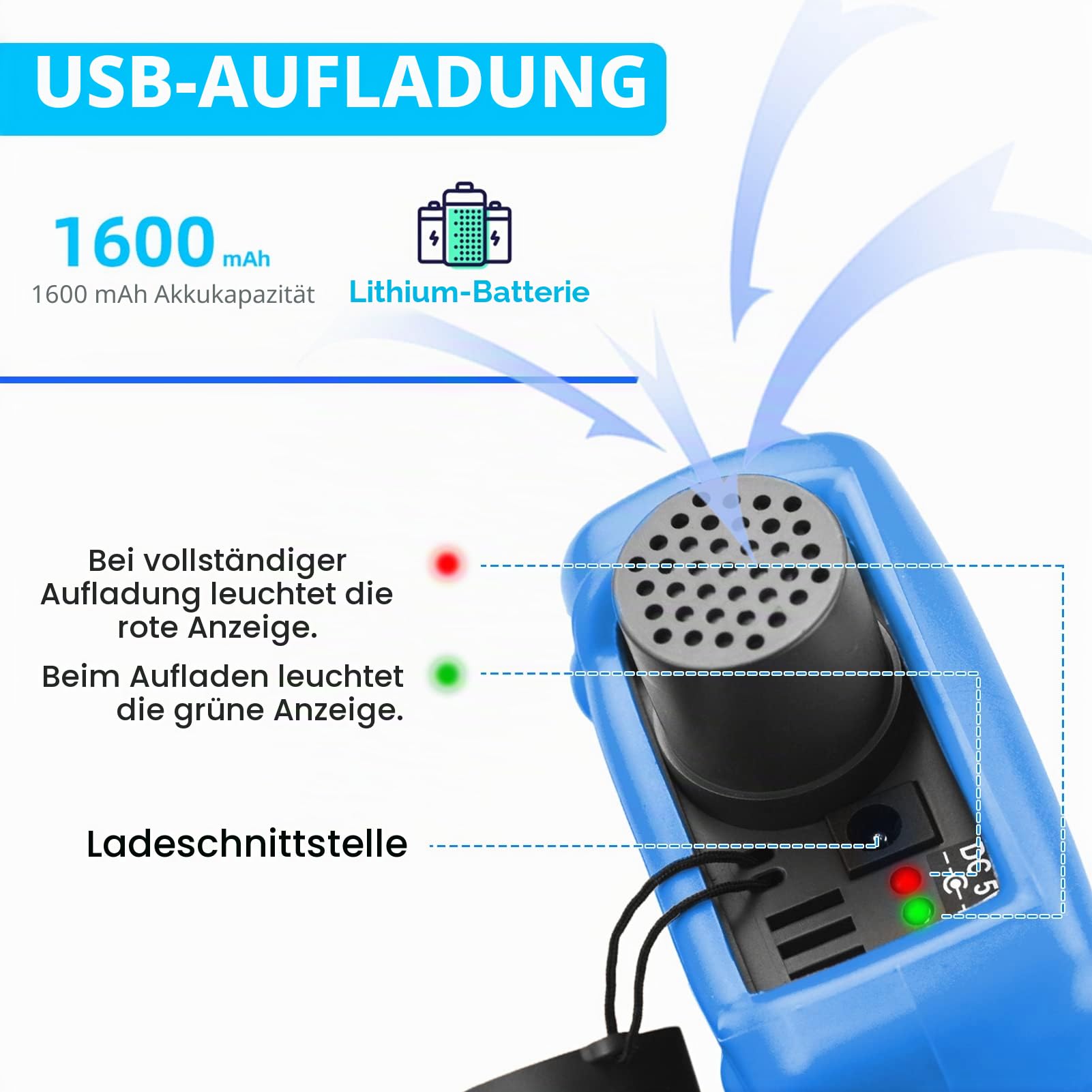 Tragbarer Ammoniak Gasdetektor, INFURIDER YF-5800G NH3-Gasmonitor mit akustischem und visuellem Alarm, 0~100 PPM Professionelles Ammoniakm Messgerät für Bauernhof, Schweine und Viehzucht