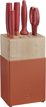 ZWILLING Now S 6-pc Knife Block Set-Granada Orange
