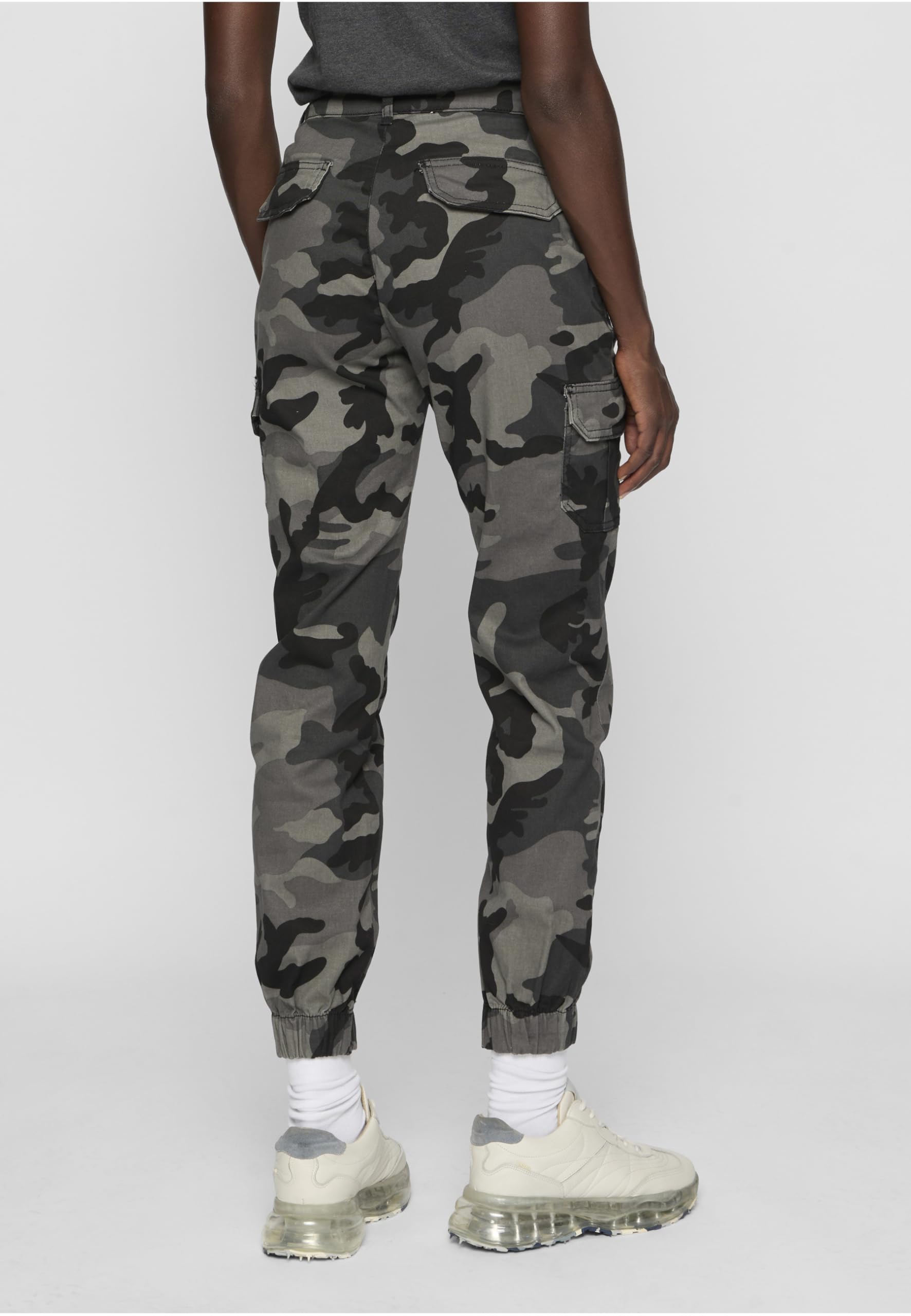 Urban Classics Damen Ladies High Waist Camo Cargo Pants