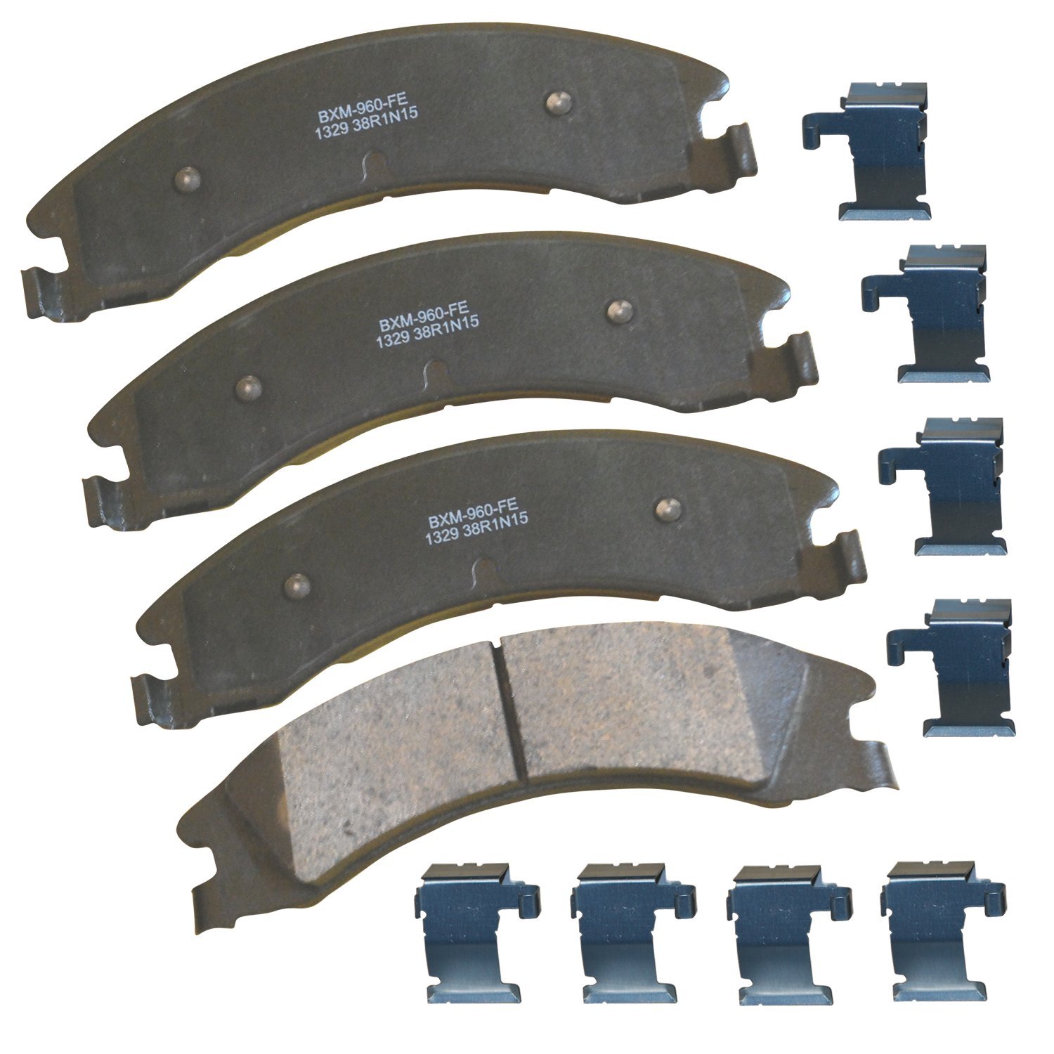 Bendix Premium SBM1329 Semi-Metallic Rear Brake Pads for Select Models Ford E-150, E-150 Econoline, E-250, E-350 Super Duty, E-450 Econoline Van,