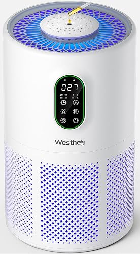 WESTHEY Air Purifiers With Washable Filters 1650 Ft²